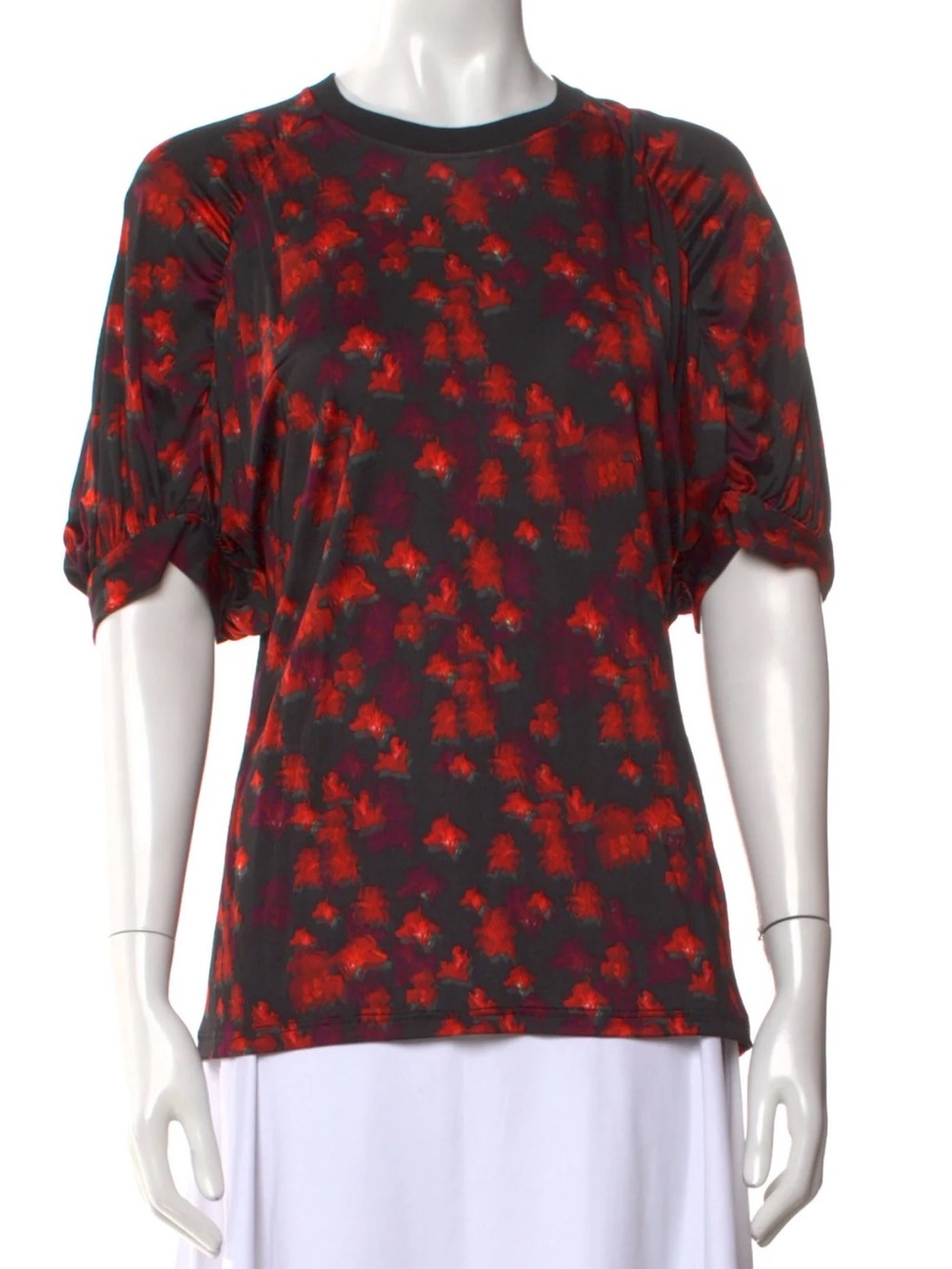 Givenchy Floral Knit Crewneck Top size 38